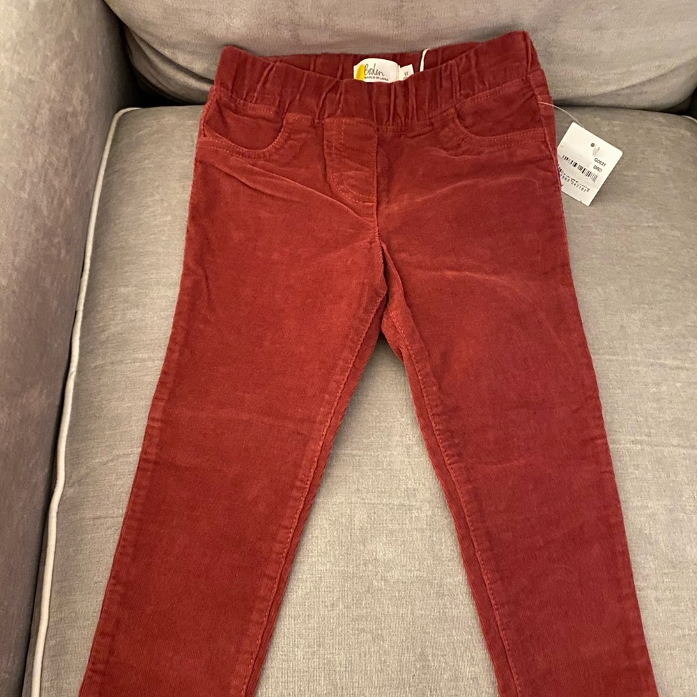 Mini Boden Caramel Fine-Wale Cord Leggings